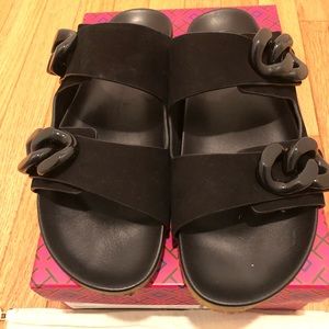 Tory Burch Adrien Two Band Slide Sandals